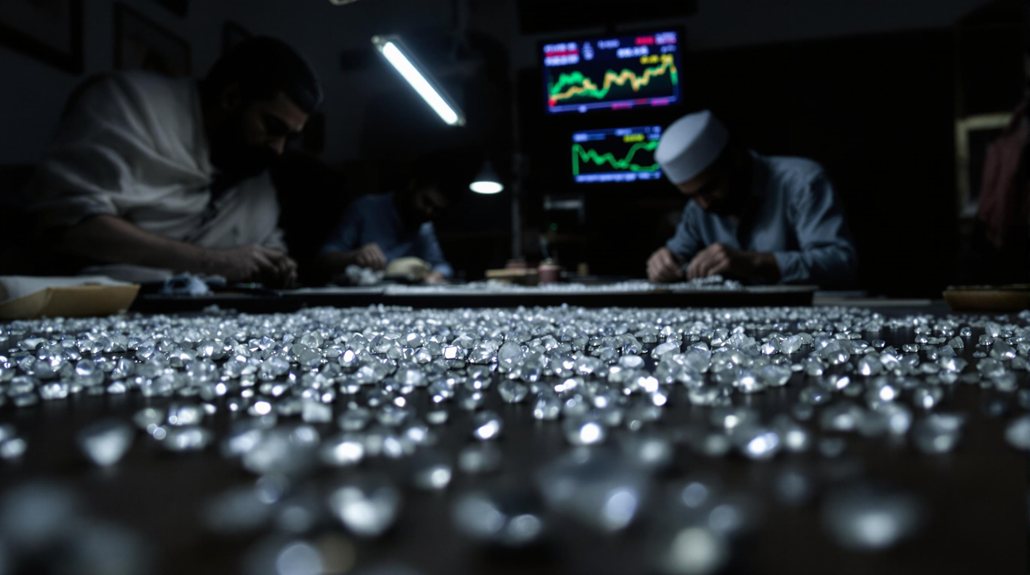 Diamond Export Industry Contraction